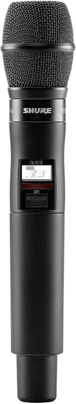 SHURE QLXD2 KSM9HS HANDHELD WIRELESS MICROPHONE TRANSMITTER WITH KSM9HS CAPSULE FOR QLX-D SYSTEMS