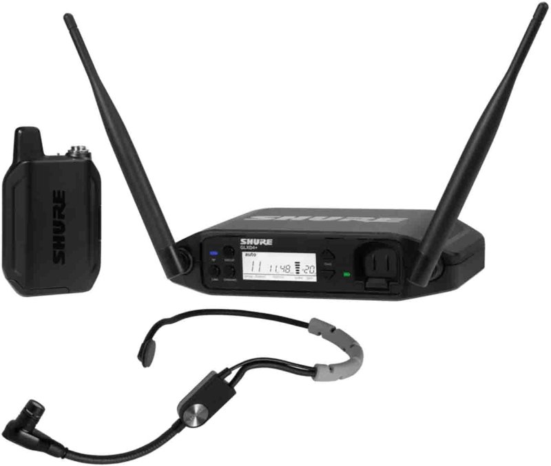 SHURE GLXD14 SM35 WIRELESS HEADSET MIC SYSTEM 12-HOUR BATTERY, 100FT RANGE, SINGLE CHANNEL