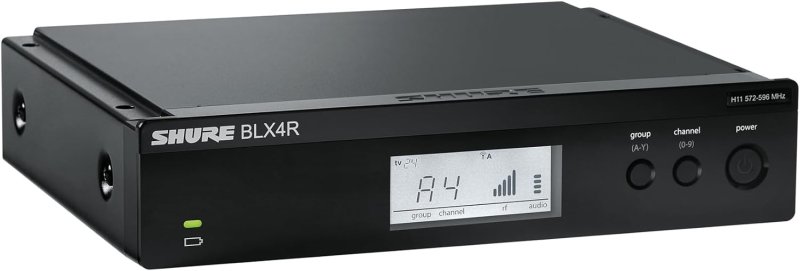 SHURE BLX14R SM35 RACK-MOUNT HEADSET MIC SYSTEM H11 BAND, 14 HR BATTERY, 300 FT RANGE