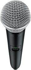 SHURE GLXD2 SM58 HANDHELD WIRELESS TRANSMITTER WITH SM58 VOCAL MIC CAPSULE FOR GLX-D SYSTEMS