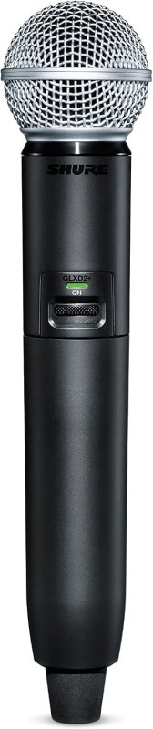SHURE GLXD2 SM58 HANDHELD WIRELESS TRANSMITTER WITH SM58 VOCAL MIC CAPSULE FOR GLX-D SYSTEMS