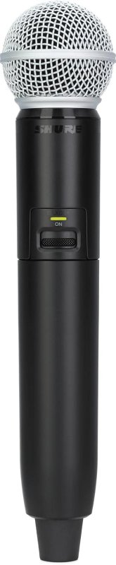 SHURE GLXD2 SM58 HANDHELD WIRELESS TRANSMITTER WITH SM58 VOCAL MIC CAPSULE FOR GLX-D SYSTEMS