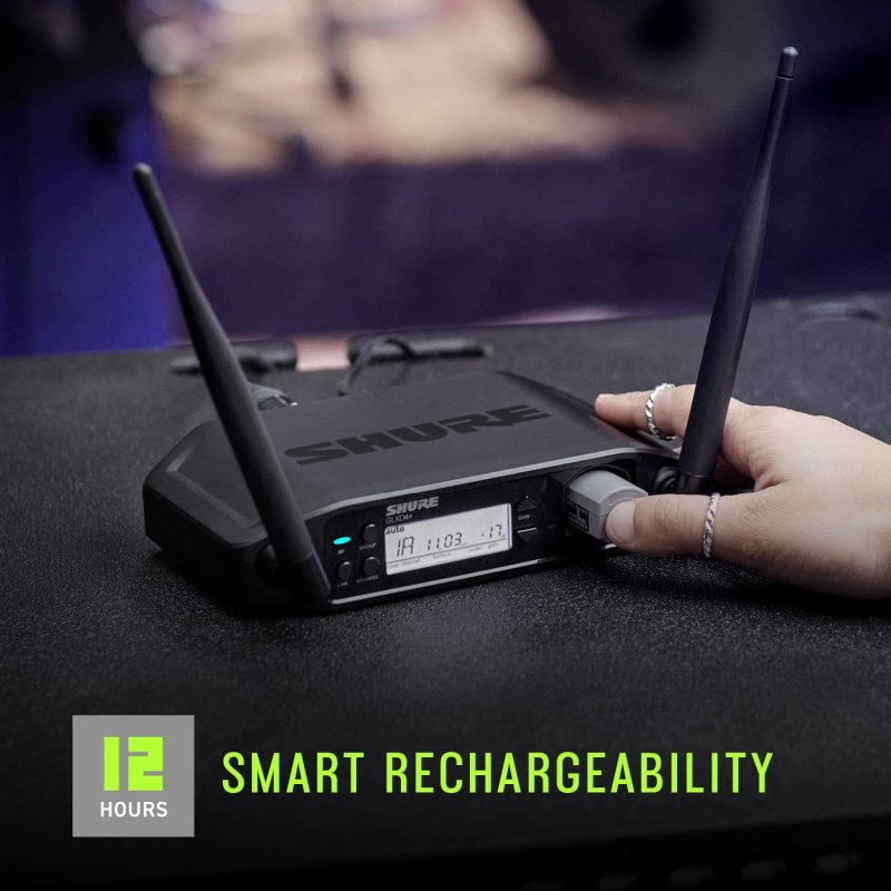SHURE GLXD2 SM58 HANDHELD WIRELESS TRANSMITTER WITH SM58 VOCAL MIC CAPSULE FOR GLX-D SYSTEMS