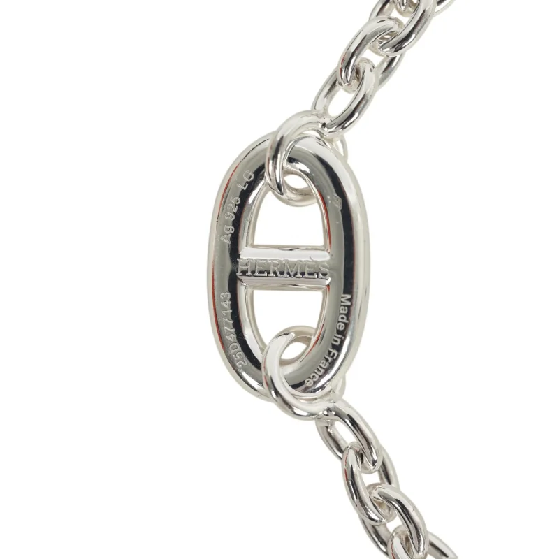 HERMèS FARANDOLE BRACELET LG STERLING SILVER