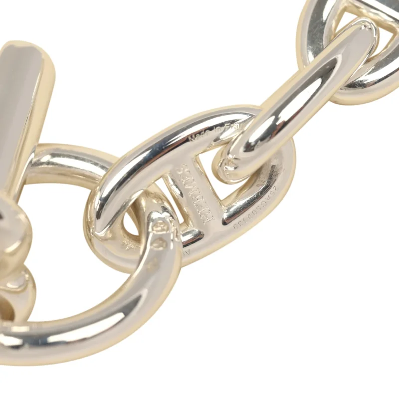 HERMèS CHAINE D'ANCRE NECKLACE MM STERLING SILVER