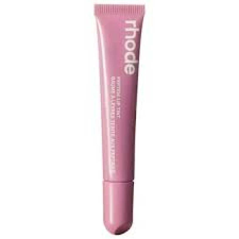 RHODE  PEPTIDE LIP TINT NOURISHING GLAZE COLOR: PRETZEL - SHIMMERY WARM MAUVE + CARAMEL-GLAZED PRETZEL SCENT