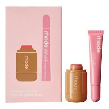 RHODE  POCKET PAIR LIMITED EDITION LIP + CHEEK SET COLOR: SPRINKLE + RIBBON - A PINK PAIR